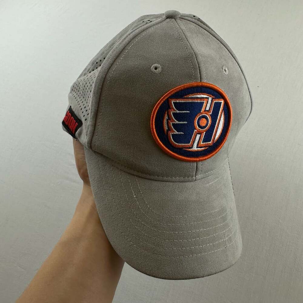 Philadelphia Flyers Hat Cap Gray Suede NHL Hockey